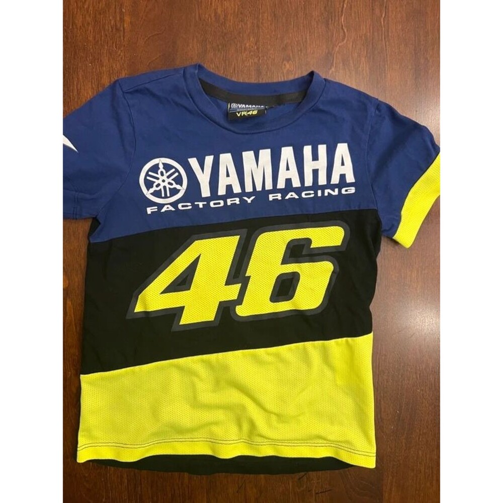 Yamaha VR46 Valentino Rossi #46 Kids 5/6 MotoGP Racing Shirt